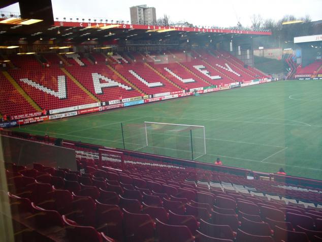 the valley, east stand