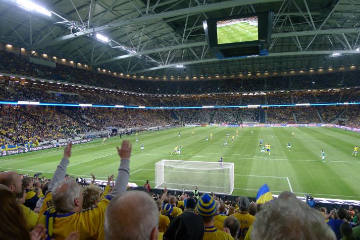 friends arena, vy