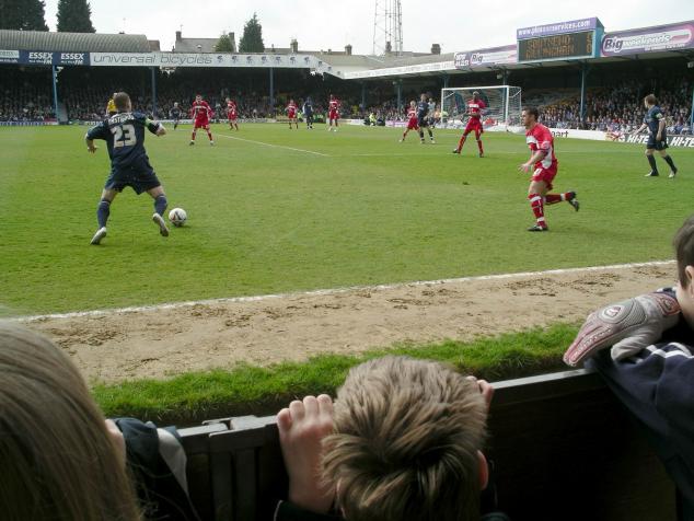 close to the pitch