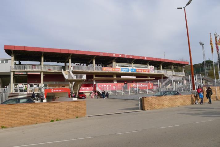 west stand, rear