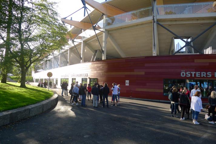 myresjöhus arena, outside