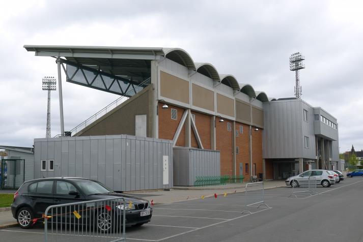south stand, rear