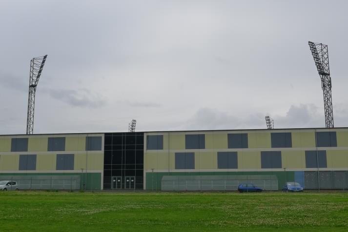 north stand, rear